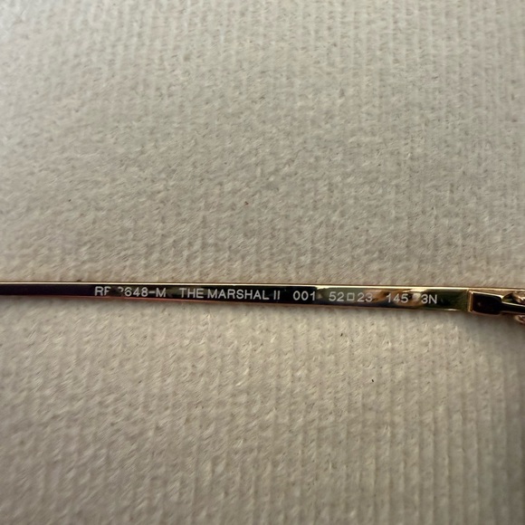 Ray-Ban Marshal II Gold Hexagonal RB3648-M - Excellent Frames - Picture 3 of 6